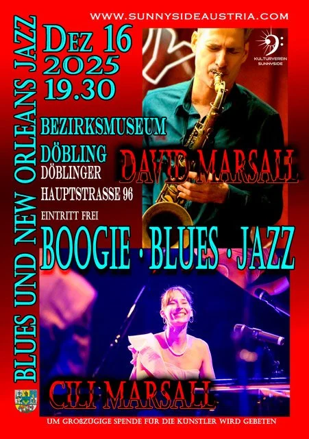 Blues und New Orleans Jazz - Cili und David Marsall