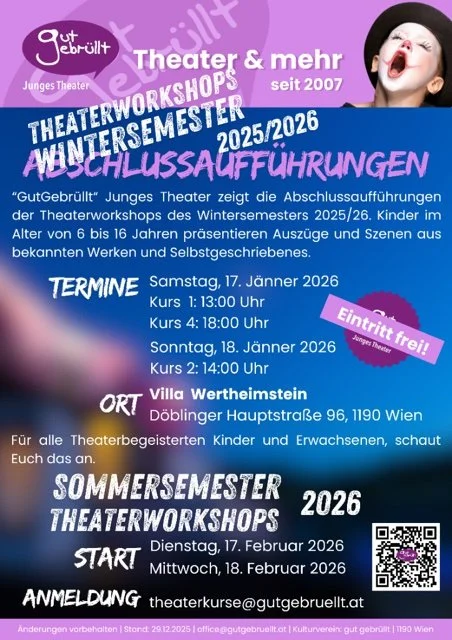 Theater & mehr - Abschlussaufführungen 2025/2026