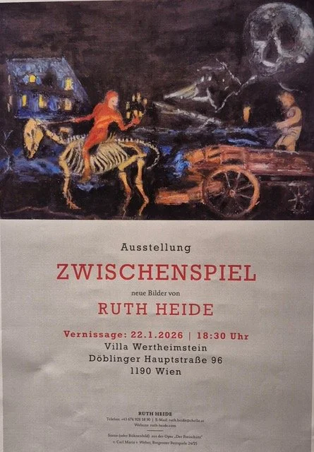 Kunstausstellung - Zwischenspiel - neue Bilder von Ruth  Heide