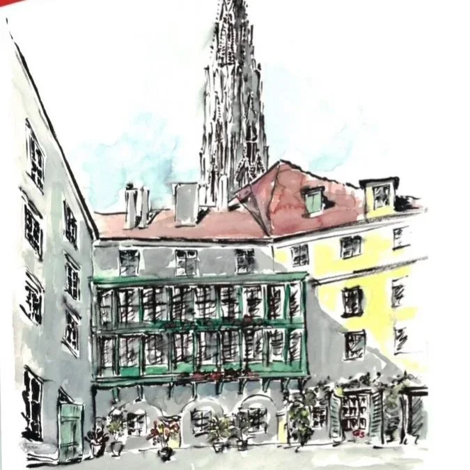 Vernissage Dr. Godehard Schwarz– Aquarellist · Pädagoge · Döblinger Kulturvermittler