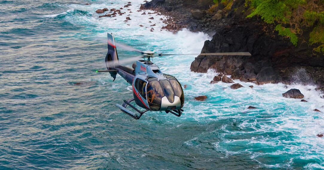 &quot;🚁 Soaring into the weekend on this Friday the 13th! 🌴 Experience the thrill of a lifetime on a Maui Helicopter Tour. We take you on a complete island flight over the breathtaking beauty of the valley isle. Who says 13 is an unlucky number whe