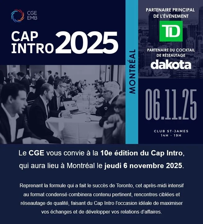 BAM participera à ’Cap Intro 2025’