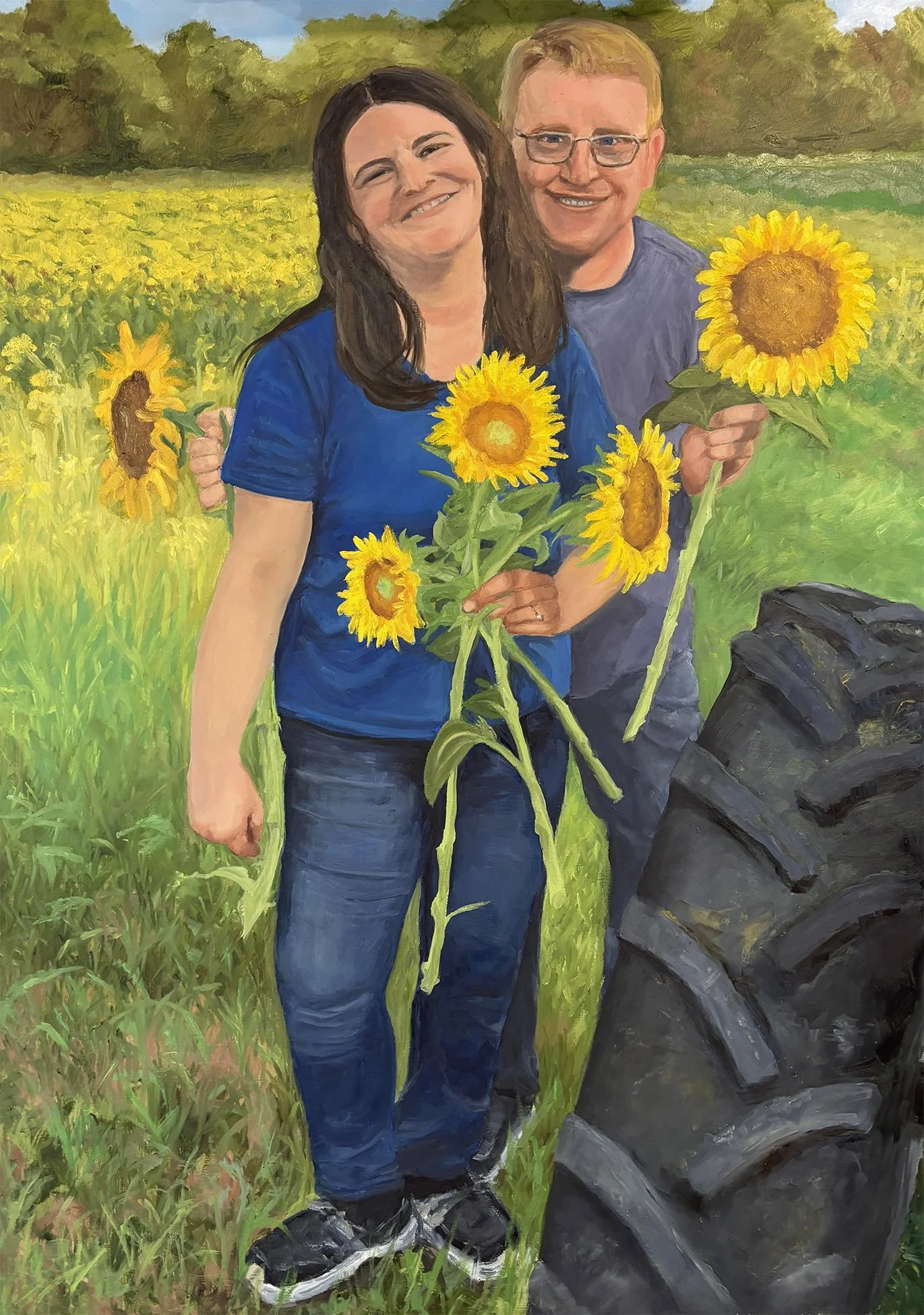 David & Fianceé — 35 x 25