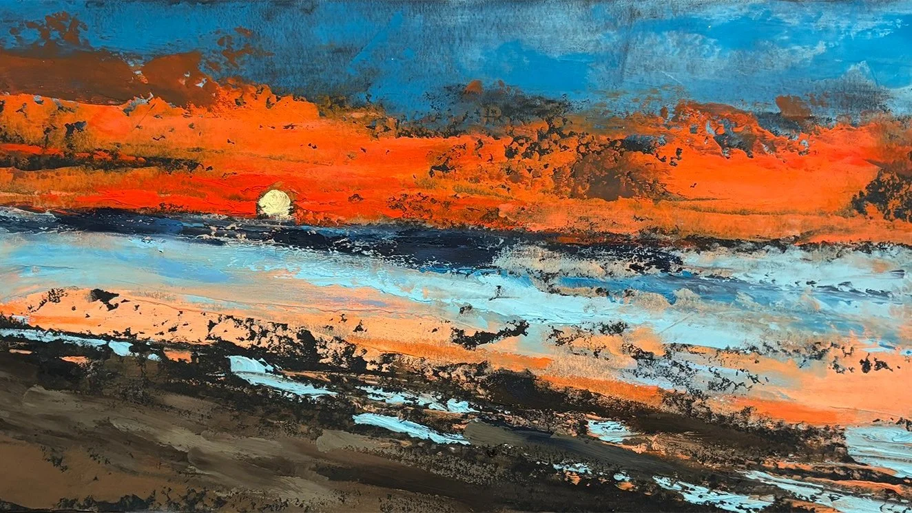 Ocean Sunrise — 7 x 14