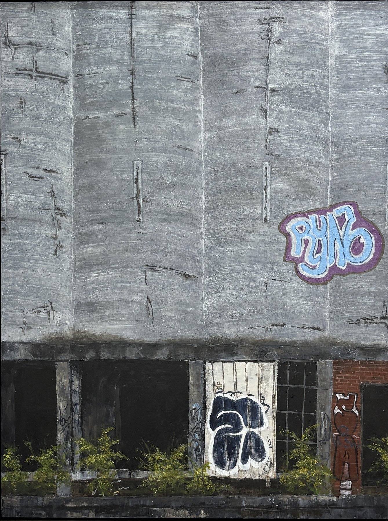 Abandoned Mill #4 — 37.25 x 28 — $1300