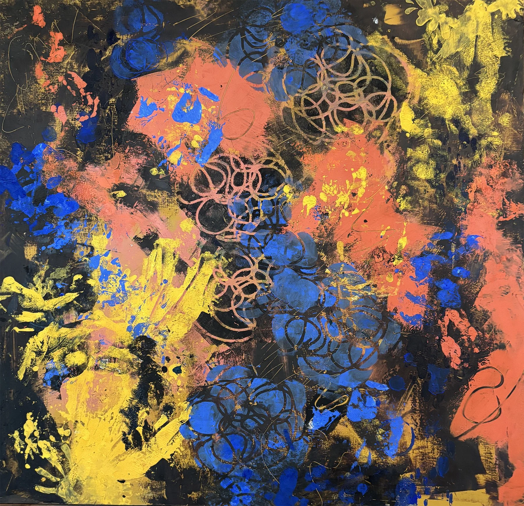 Spirals — 24 x 24 — $450