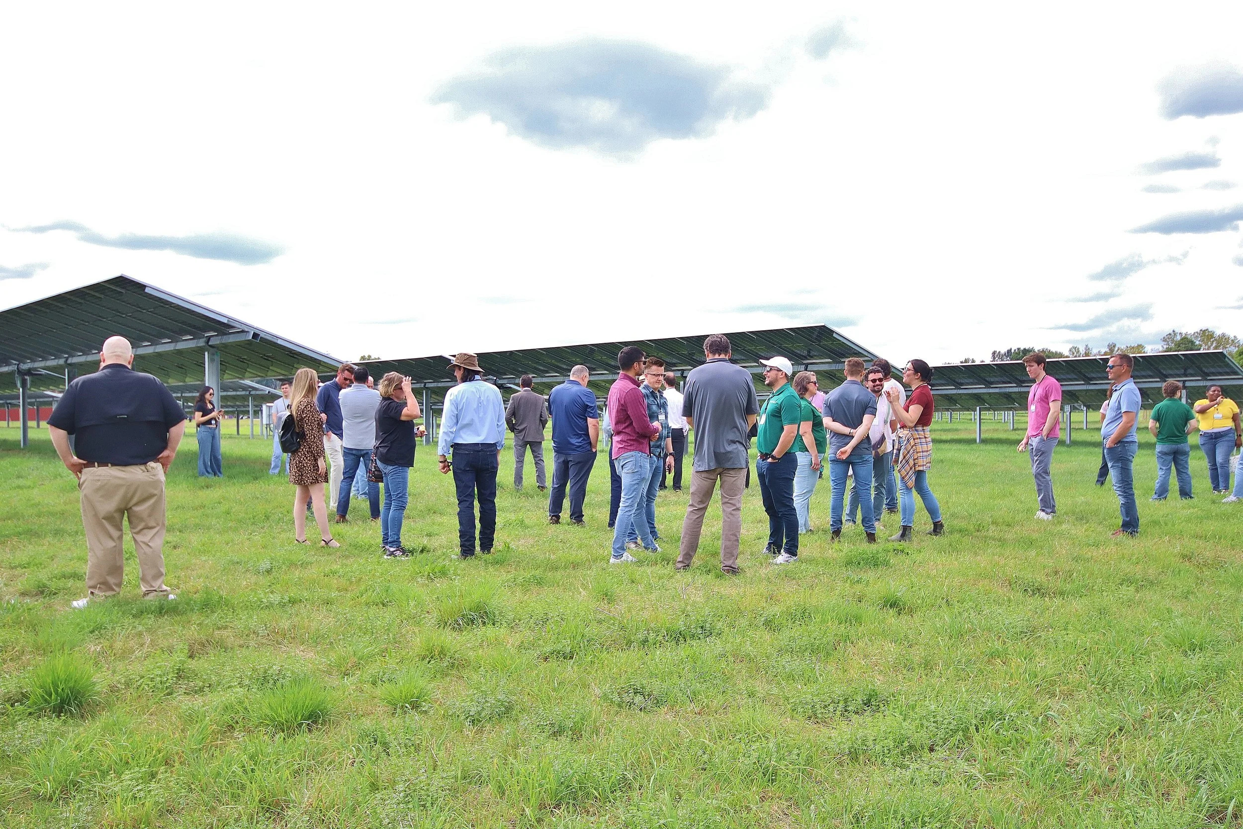 55 Plains Road Ribbon Cutting Ceremony, Touring the Solar Array