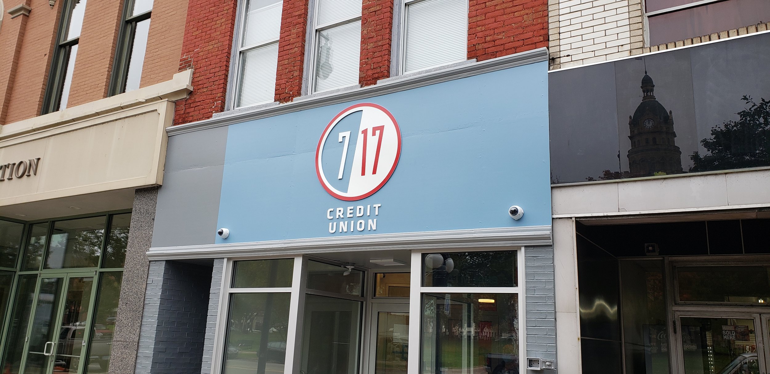7 17 Credit Union Acrylic Logo