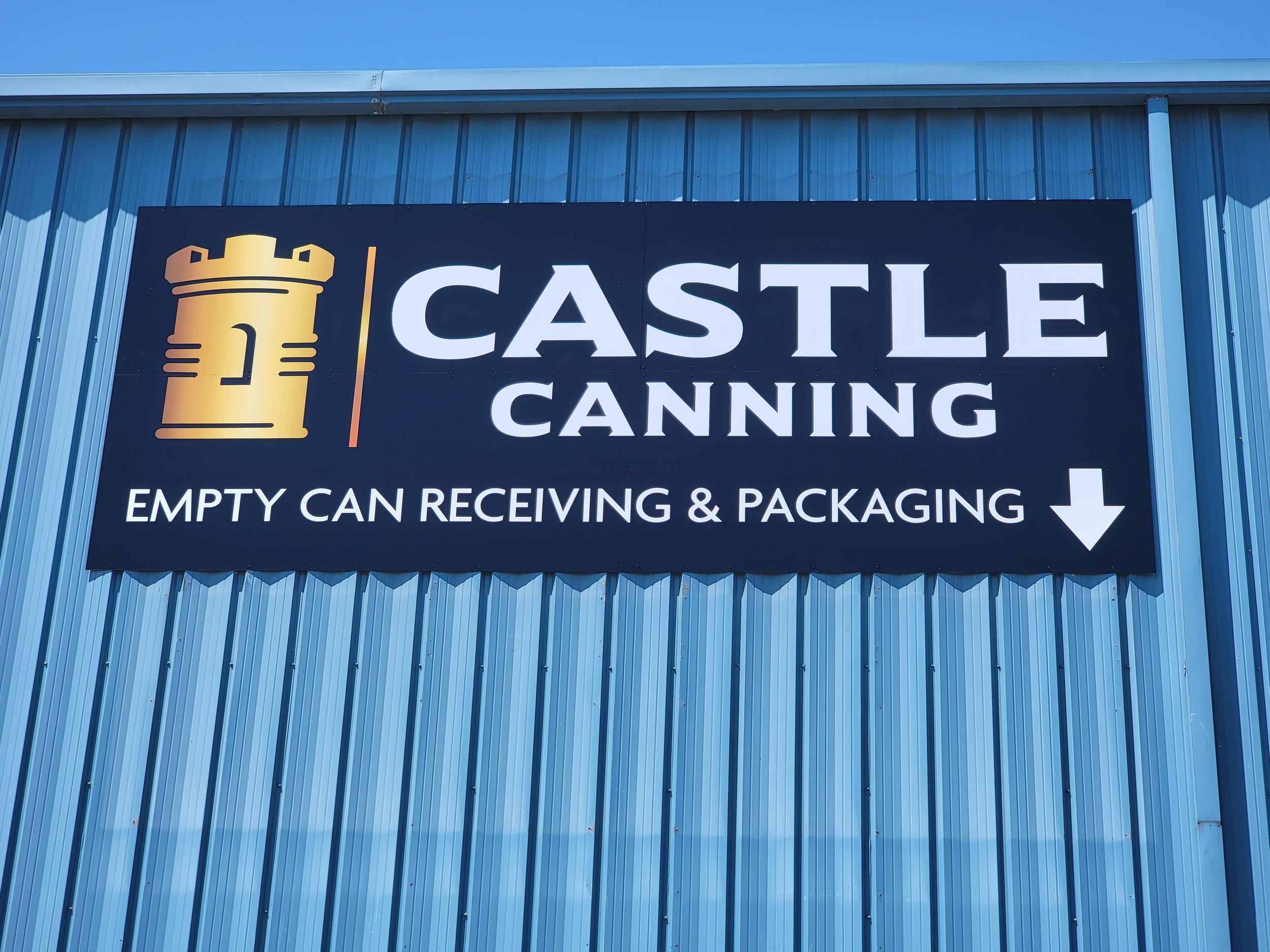 Castle Canning Panel Signs