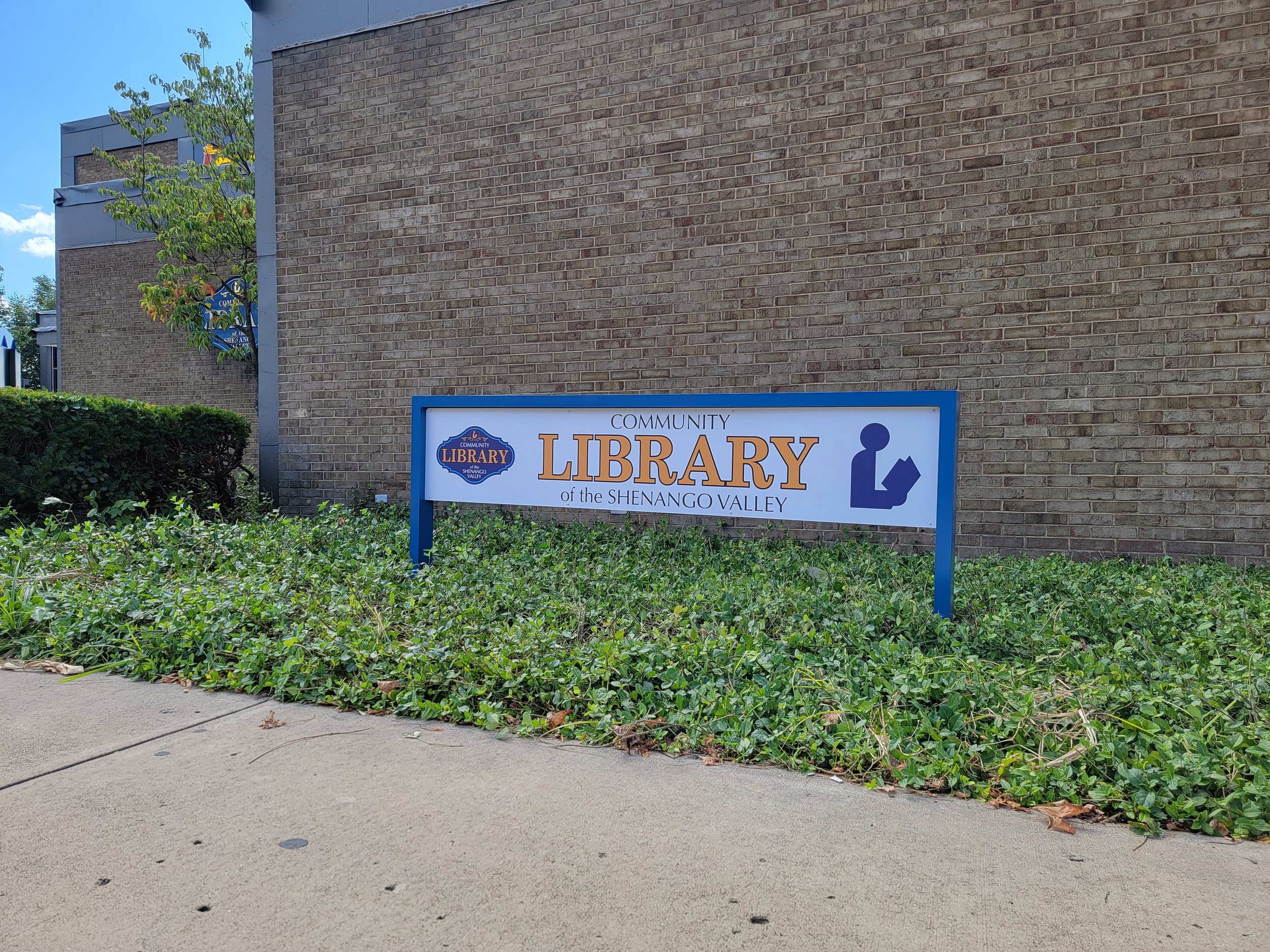 Community Library Panel sign