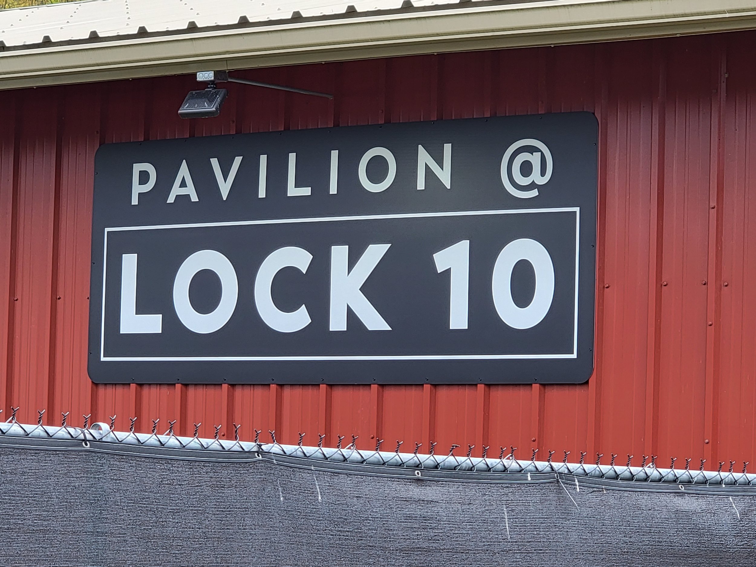 Pavilion @ Lock 10 Panel Exterior Sign