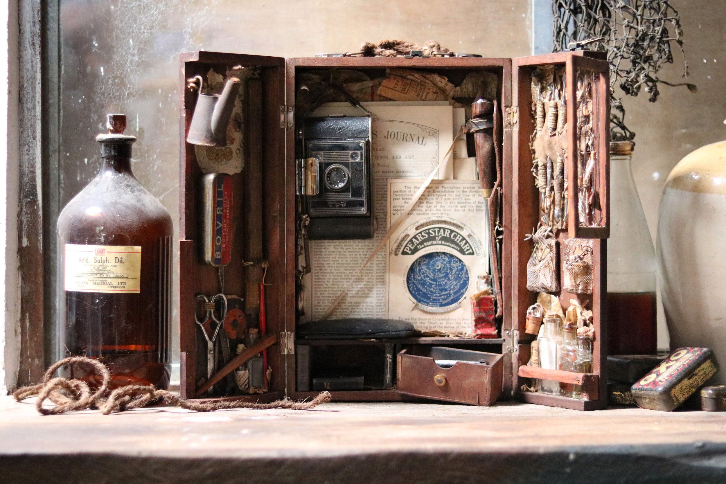 Calum Gillies: 'Exhibit 70(B) – Recovered Investigation Equipment of SNCL Agent D. R. Brus' Mixed media