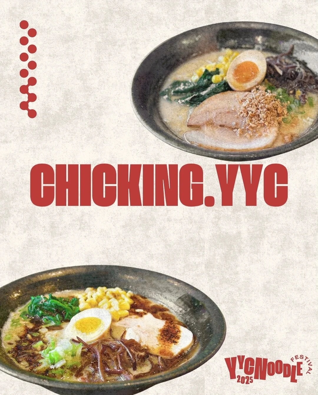 Say hello to Chicking.YYC! 👋 We&rsquo;re excited to add this Japanese spot to the 2025 YYC Noodle Fest lineup!🍜

Formerly known as Boom-Boom Ramen House, they&rsquo;re still bringing the authentic flavours of Japanese ramen and cuisine to your tabl