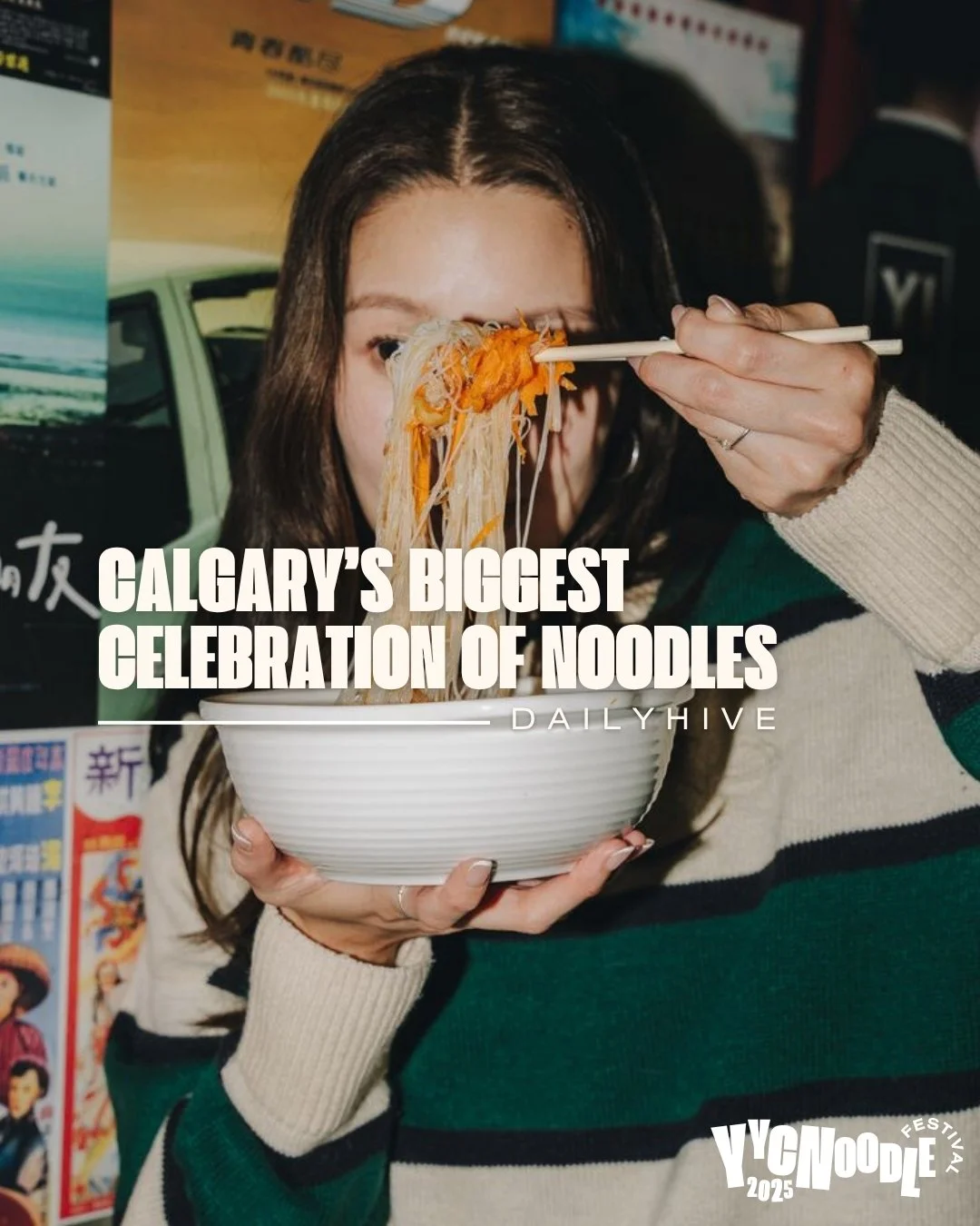 They said it. We own it.
Calgary’s biggest celebration of noodles. Coming in HOT Nov 6–16. 🍜💥
#YYCNoodleFest #YYCFoodFestival #SlurpSeason #YYCNoodleFestival #YYC #Calgary #YYCFoodies #YYCFoodScene #YYCLiving #CalgaryEats #HungsNoodle