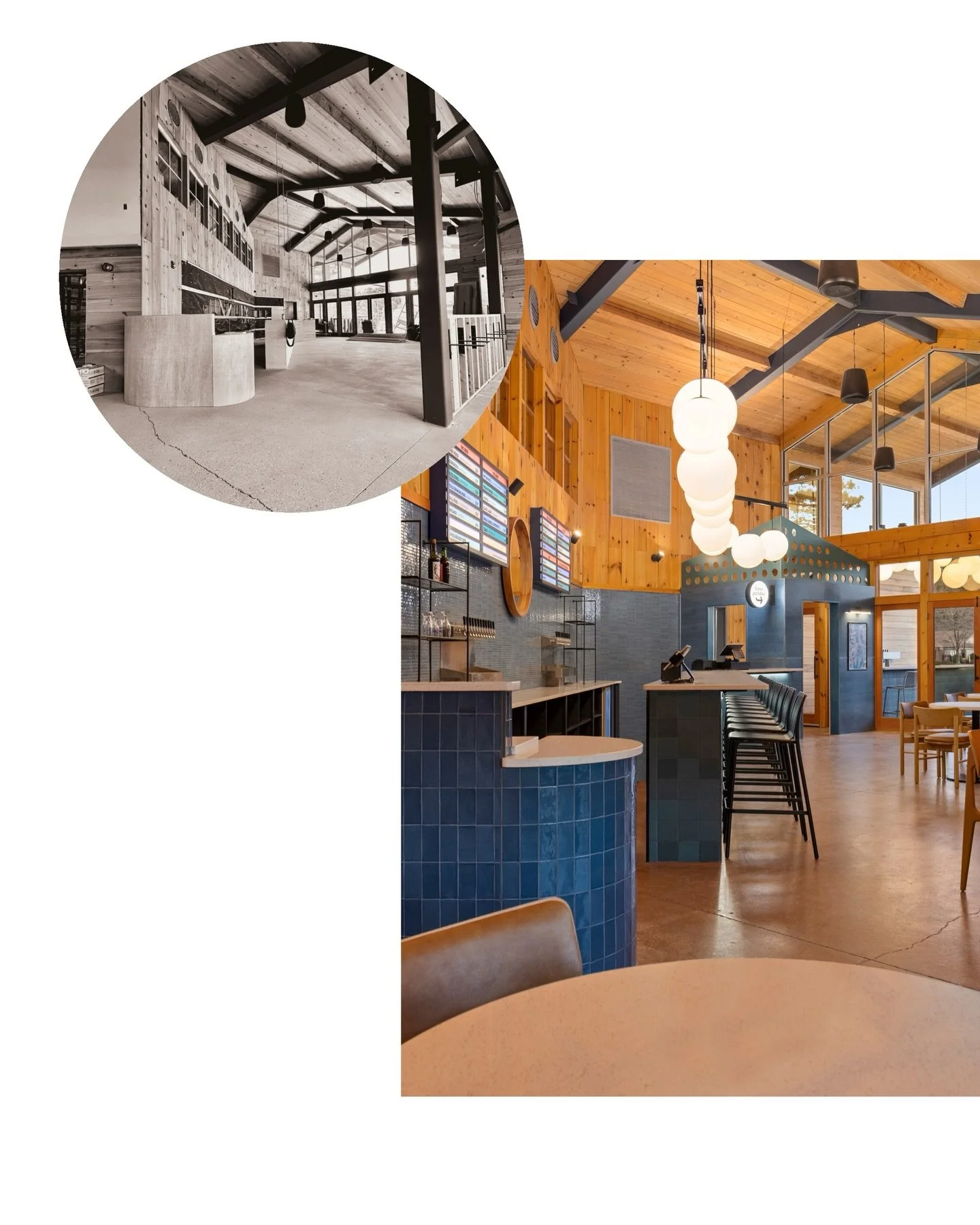 Before / after swipes of phase one for @virginiabeerco in the books. Many thanks to @nickwaitephoto for documenting the calm before the storm, and all the high fives to our friends at VBC for the trust over the last eight months in making this tap ho