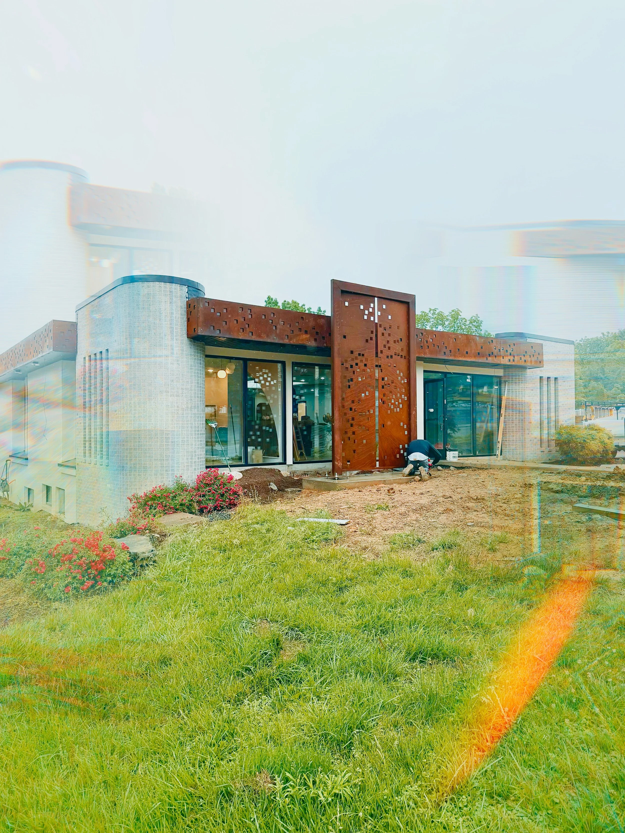 Our custom Monolith design is bringing this beautiful old building back to life. More info on this restorative interior and exterior project coming soon. #madeinvirginia #shapespace #buildingdesigner #buildingdesigners #makers