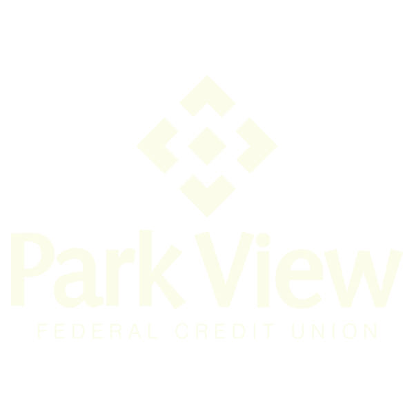 Park View Federal Credit Union logo with a stylized diamond shape and the name below.