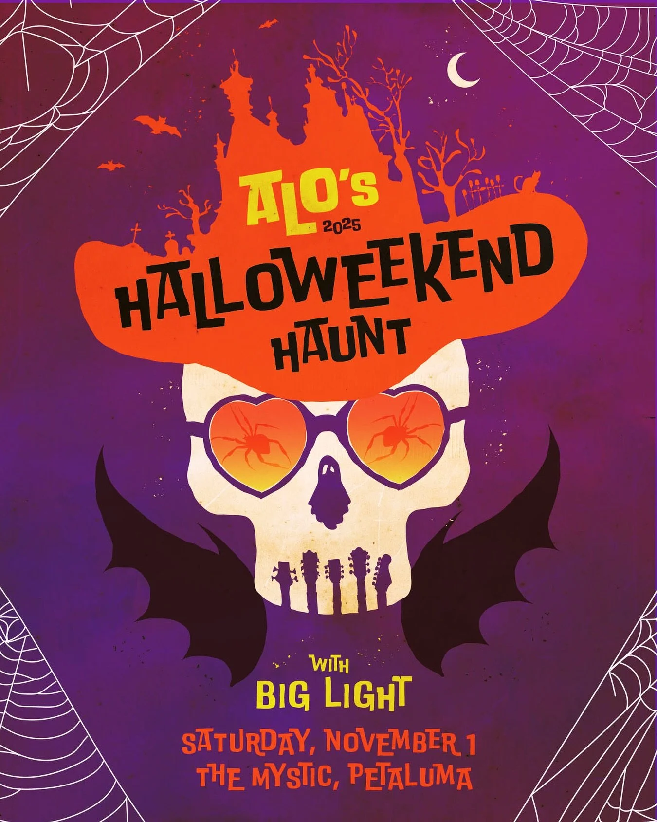 Always fun to create art for @alomusic and their annual Halloweekend Haunt show. 🎃 Fall is near!

Special thanks to @stevealo for his expert skills building out all the assets. You rule.