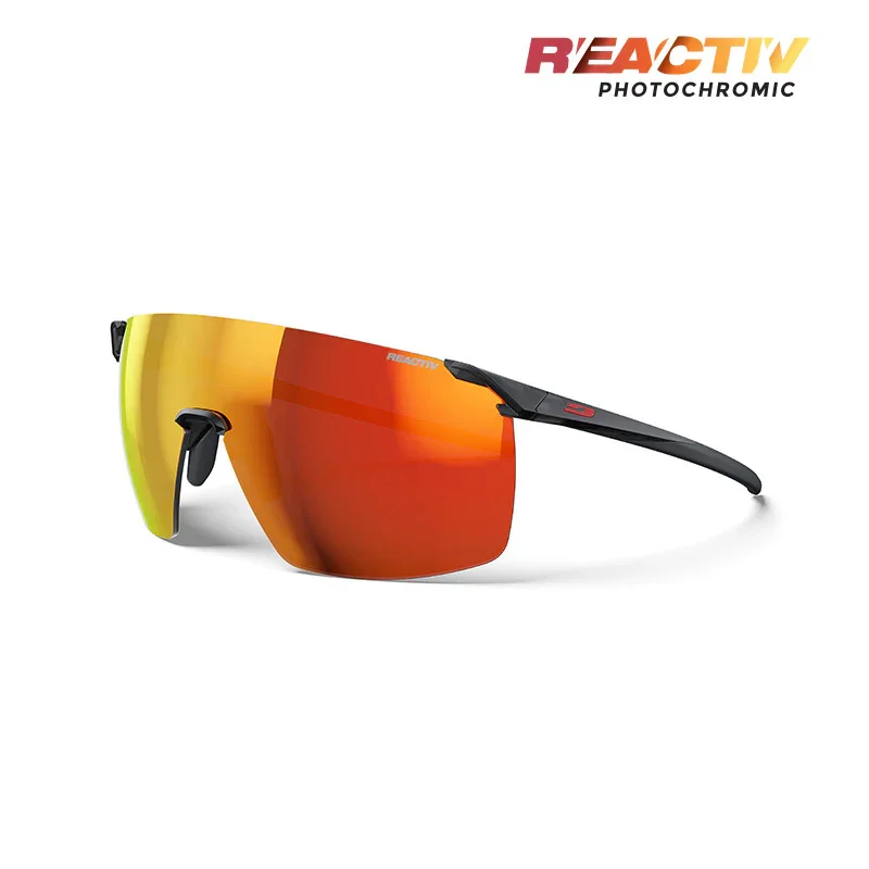 Julbo -FASTER MATTE TRASNLUCENT BLK REACTIV 1-3 LIGHT AMPLIFIER