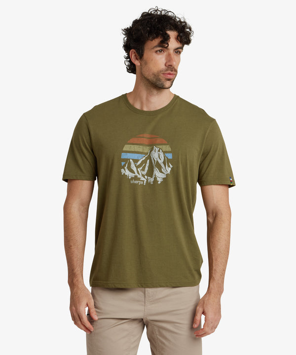 Sherpa Men's Bali Retro Sunset T-Shirt — Lake State Mountaineering