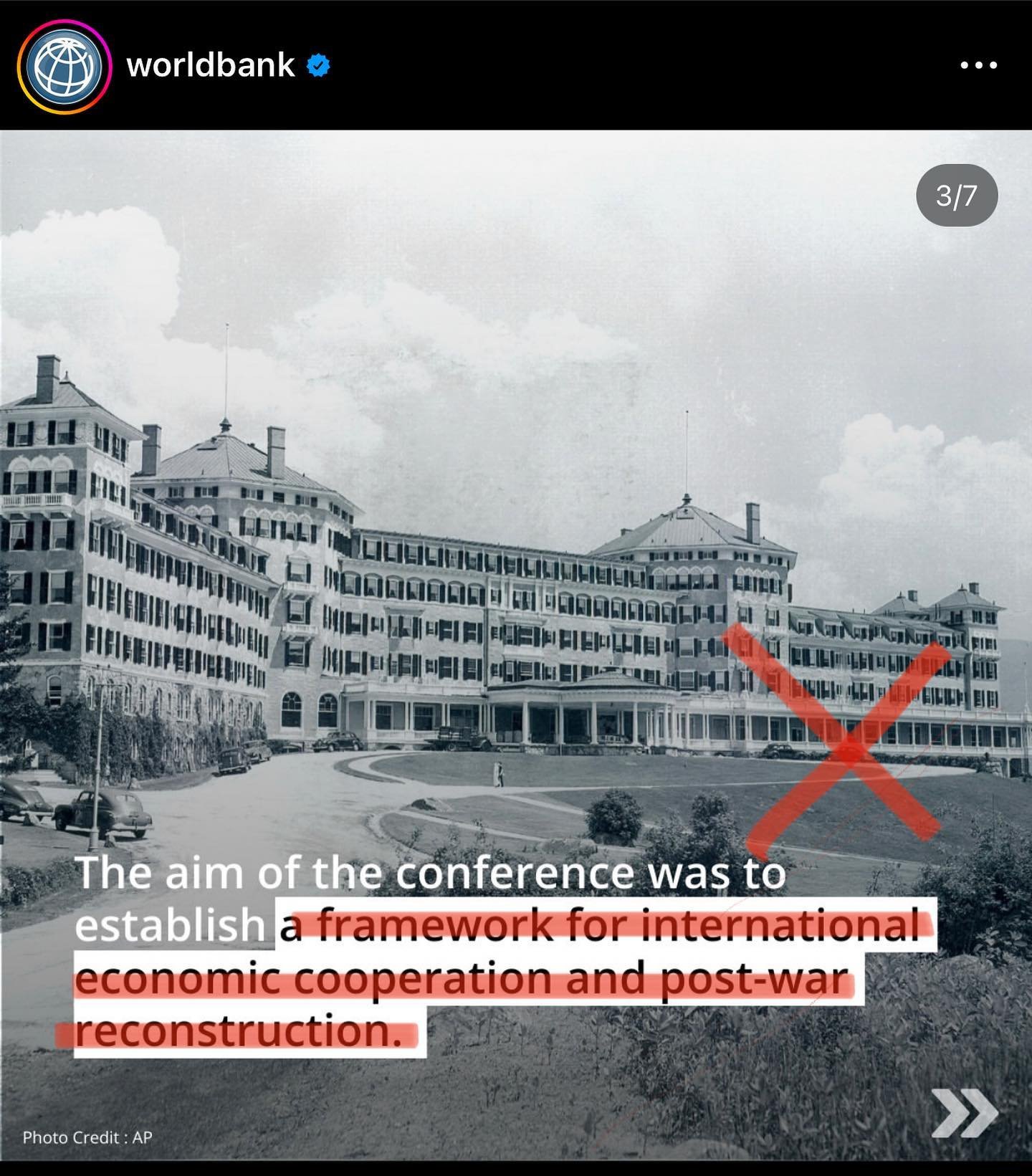 Like if you agree! Y&rsquo;all need to peep frame 2 because we all know the real reason @worldbank and @the_imf were founded!!! Please add your comment as to why you think these 2 institutions were founded