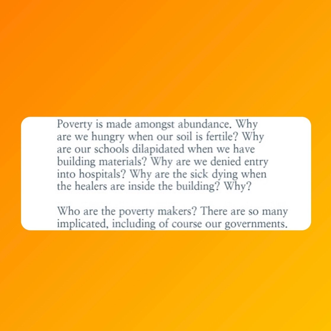 Do you know who are the poverty makers? We can name at least 3 institutions

We are reflecting on this excerpt from our Macroeconomics 101 (link in bio) Why is #macroeconomics a women&rsquo;s issue