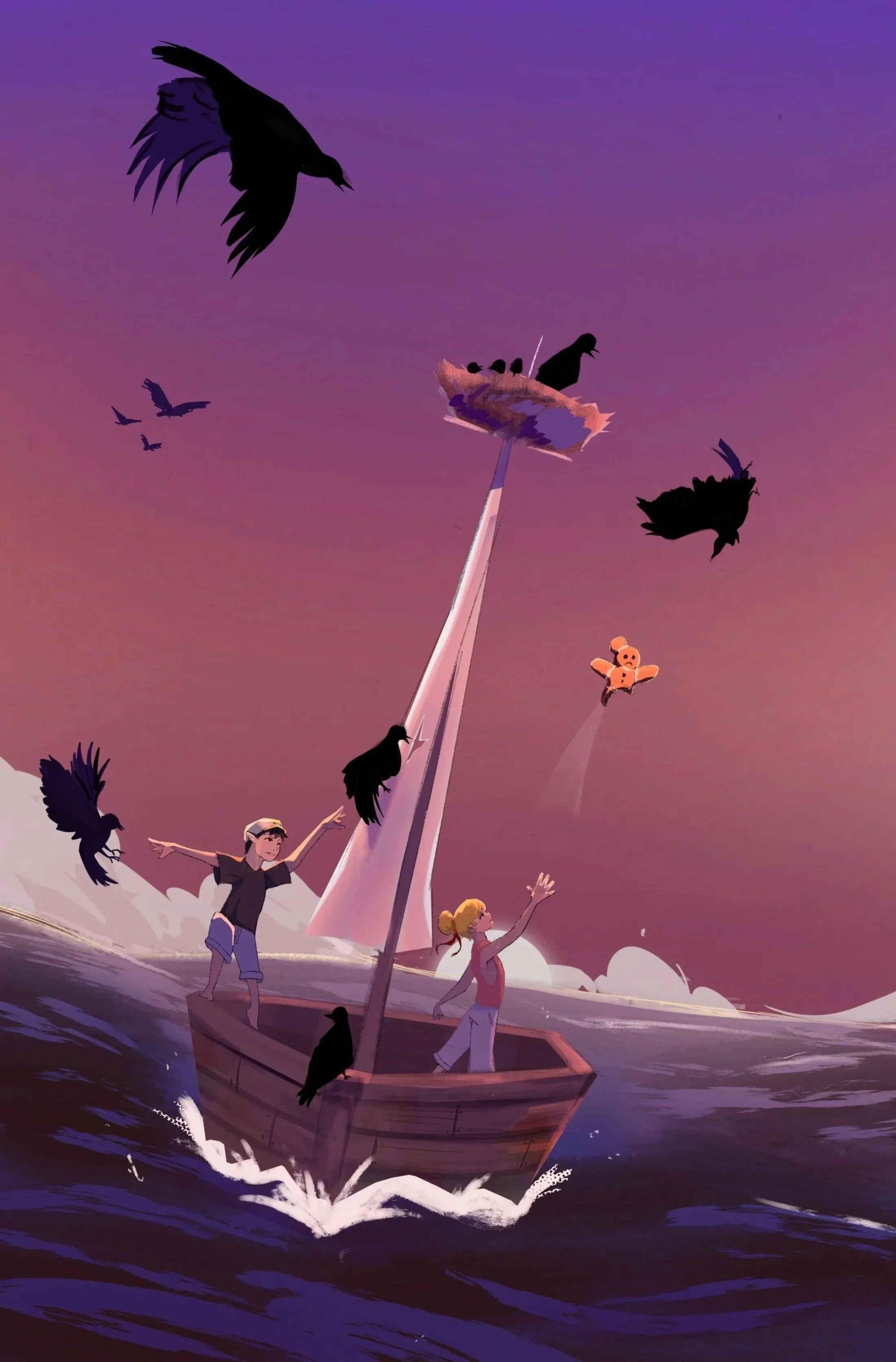 Clara on the curve of the earth