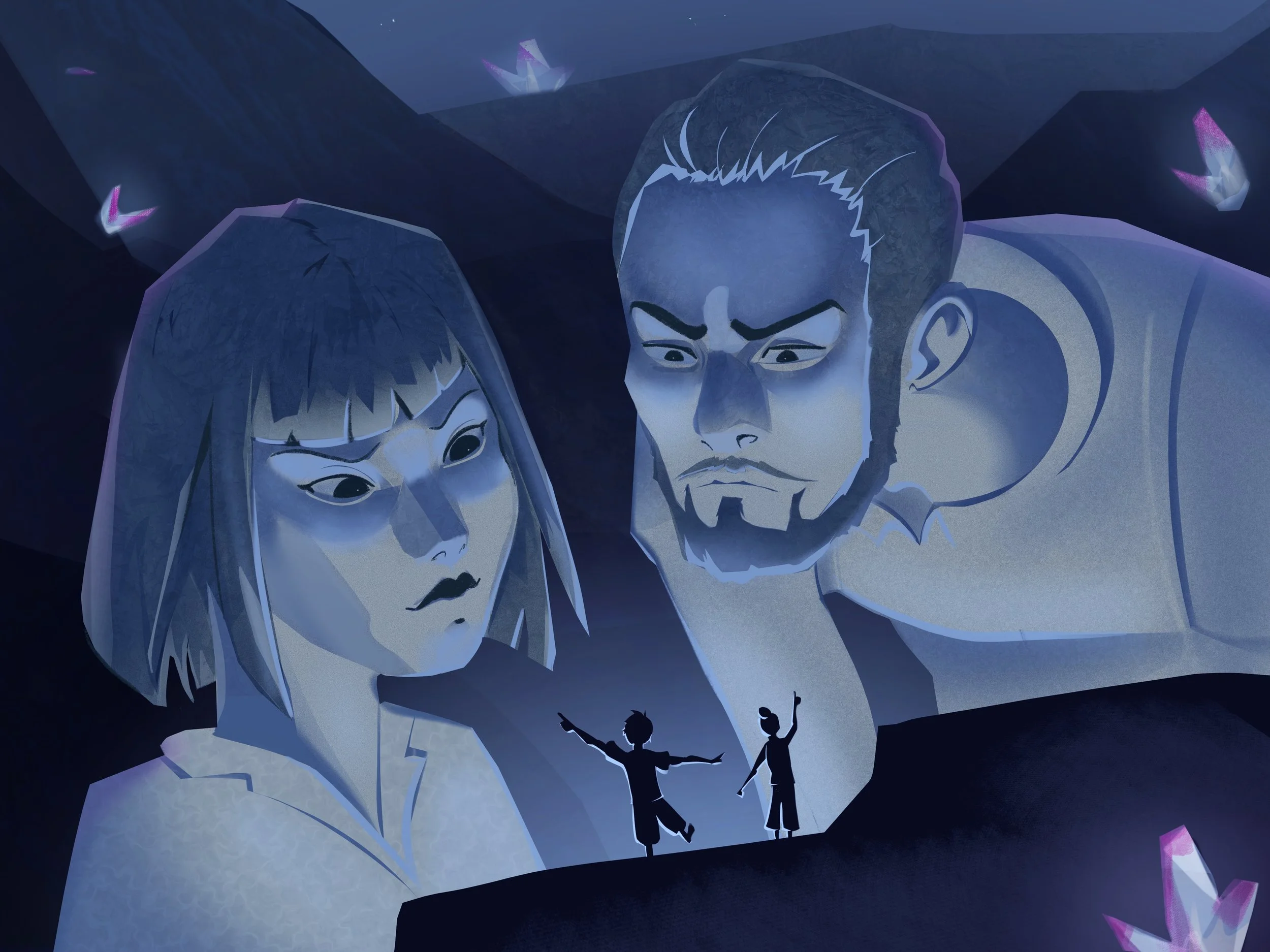 Clara on the curve of the earth