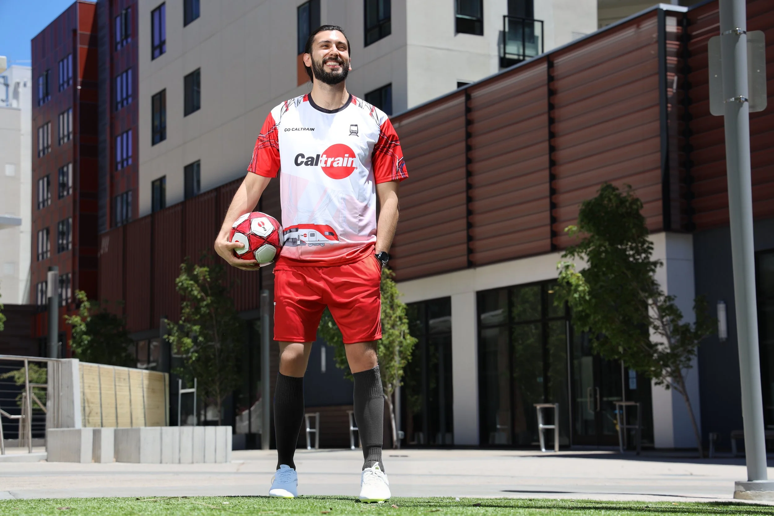 Caltrain Mens Soccer Jersey Front