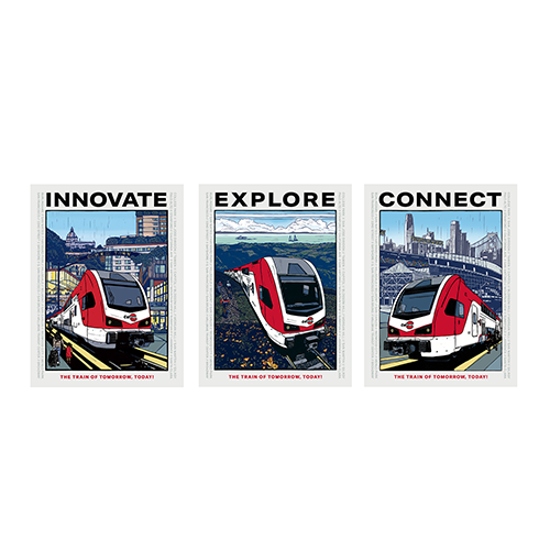 Limited Edition Caltrain Poster Set