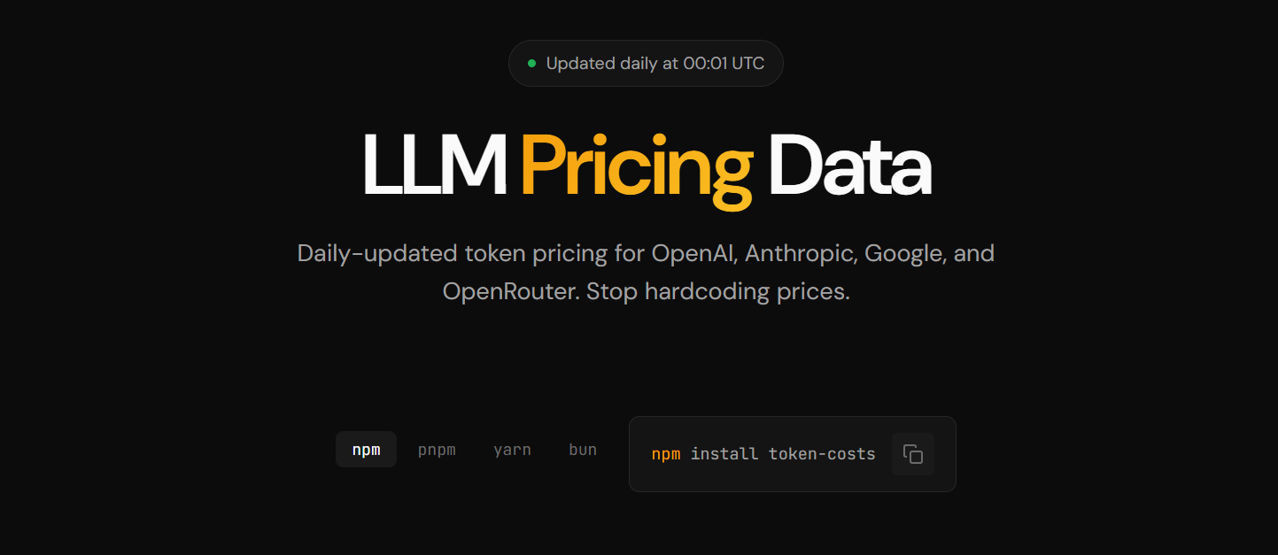 Stop Hardcoding AI Token Costs to Code