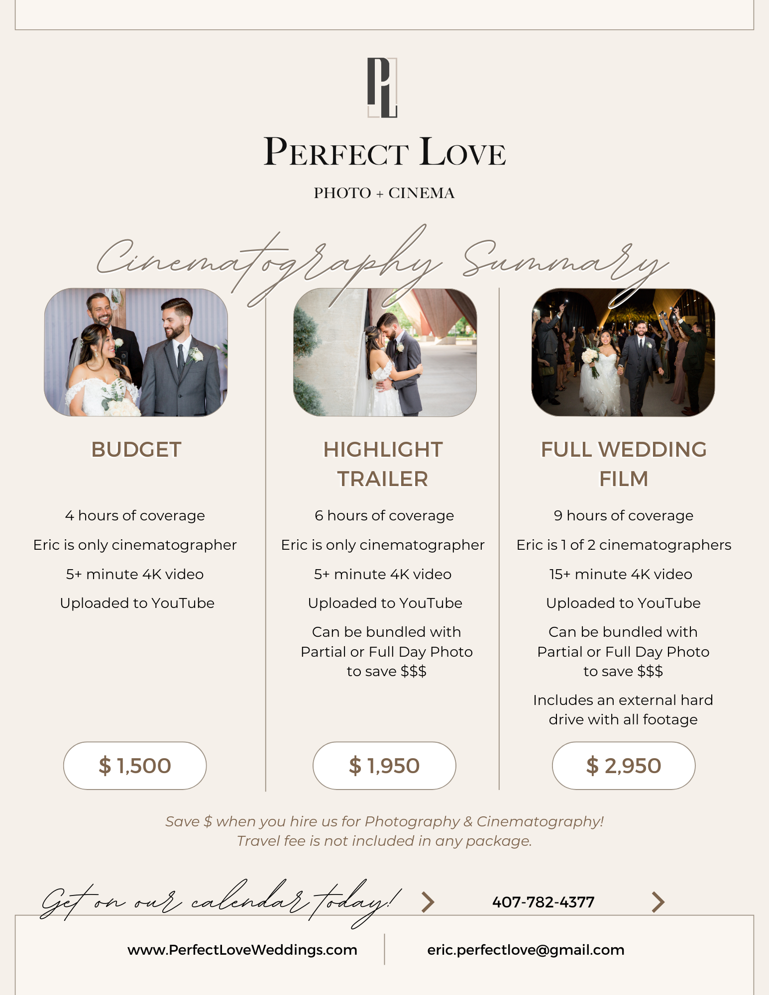 Perfect Love: Photo + Cinema, a Central Florida based, wedding photography and videography company. Elopements, proposals, engagements, Wedding Wire, photo, video, drone, licensed pilot, 4k, Orlando, Tampa, Jacksonville, the Knot, destination.
