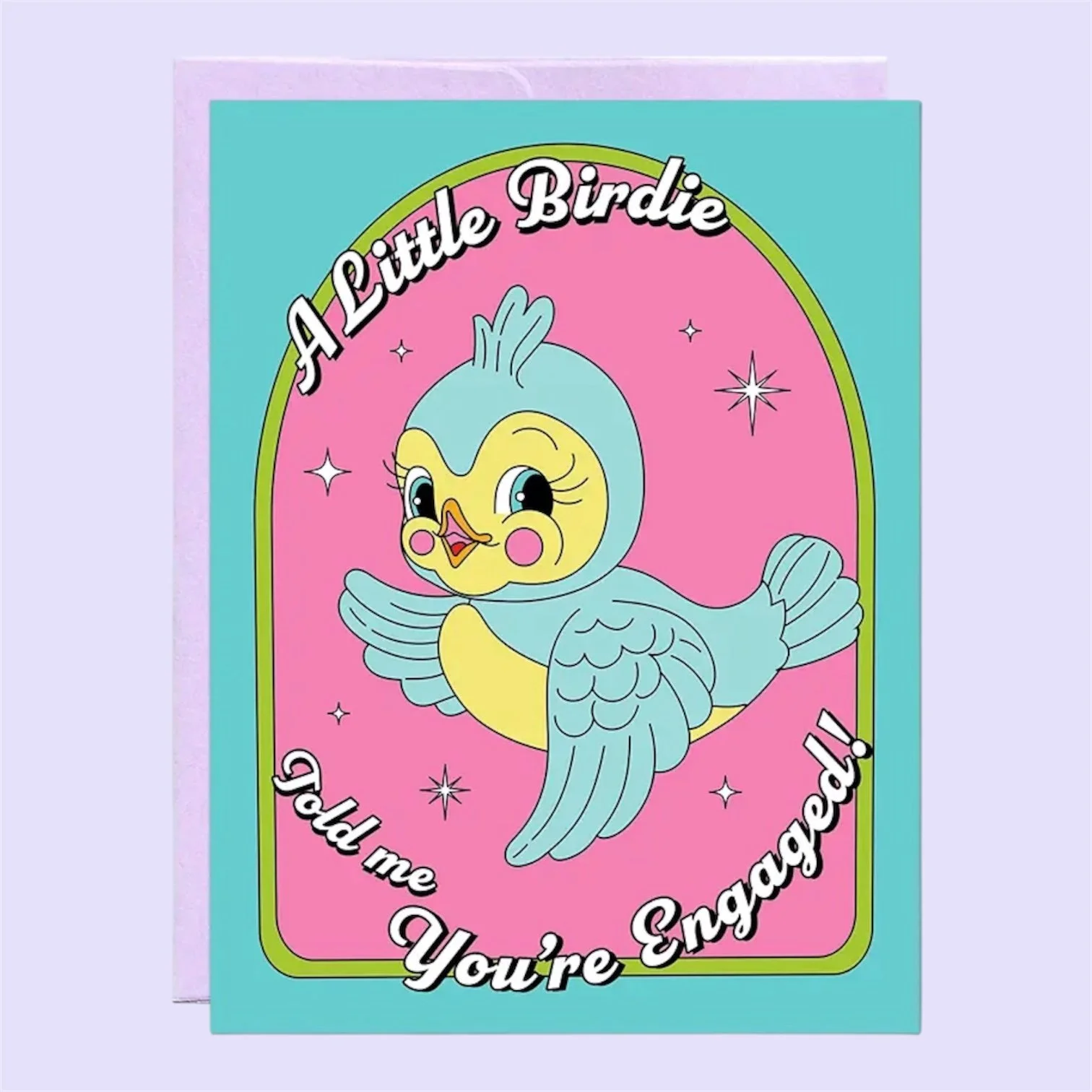 A LITTLE BIRDIE CARD