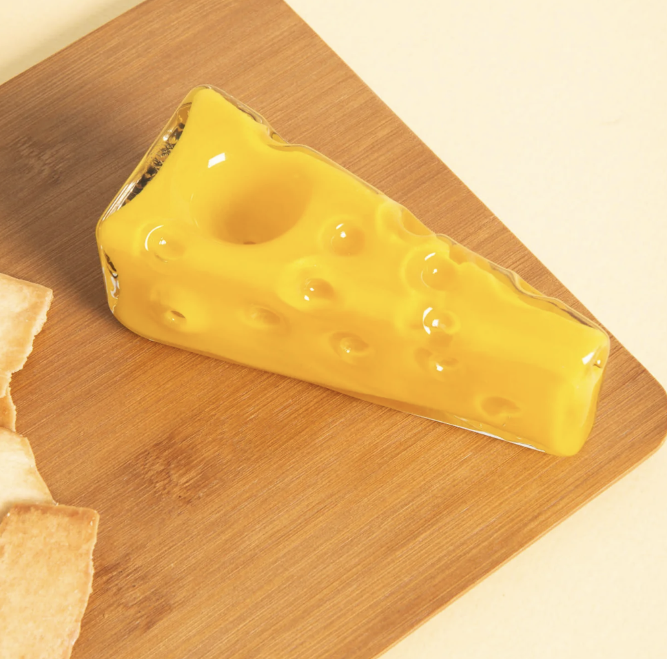 Cheese Glass Piece