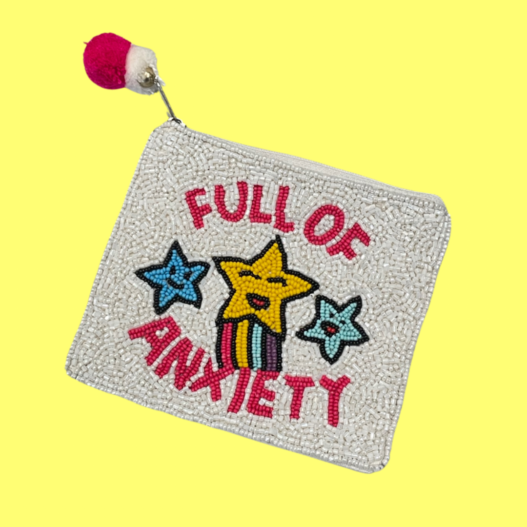 FULL OF ANXIETY COIN POUCH