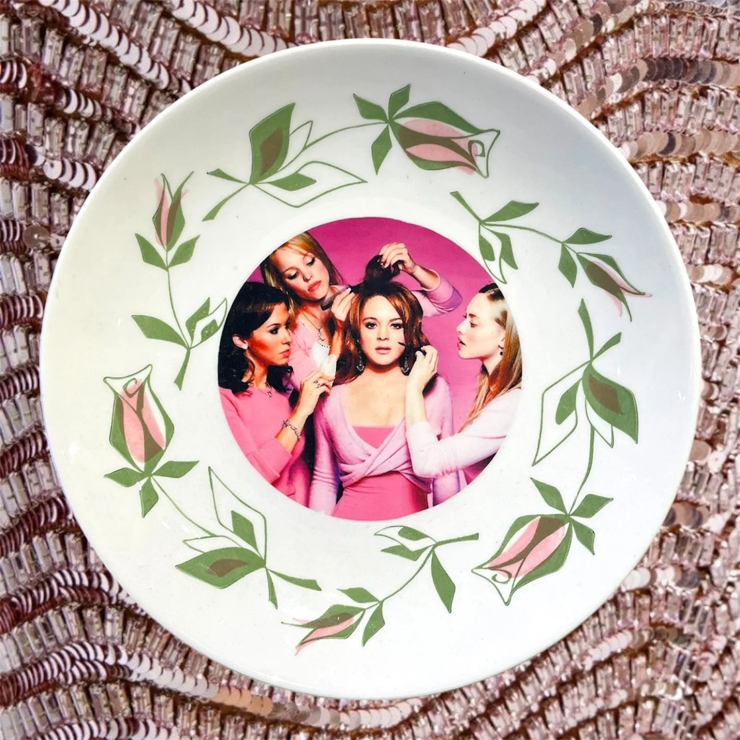 MEAN GIRLS ROSE PLATE
