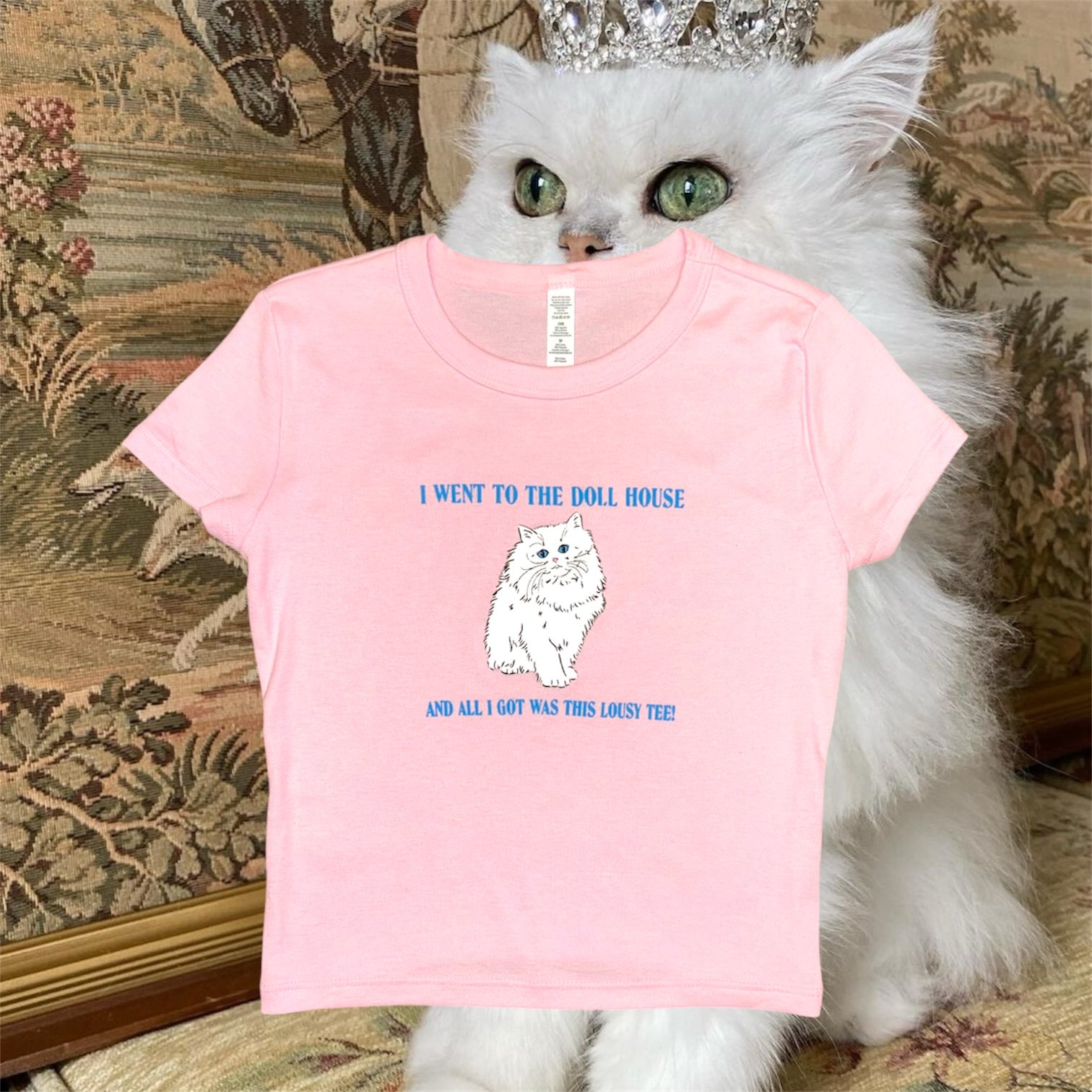 PETUNIA LOUSY  TEE IN BUBBLEGUM