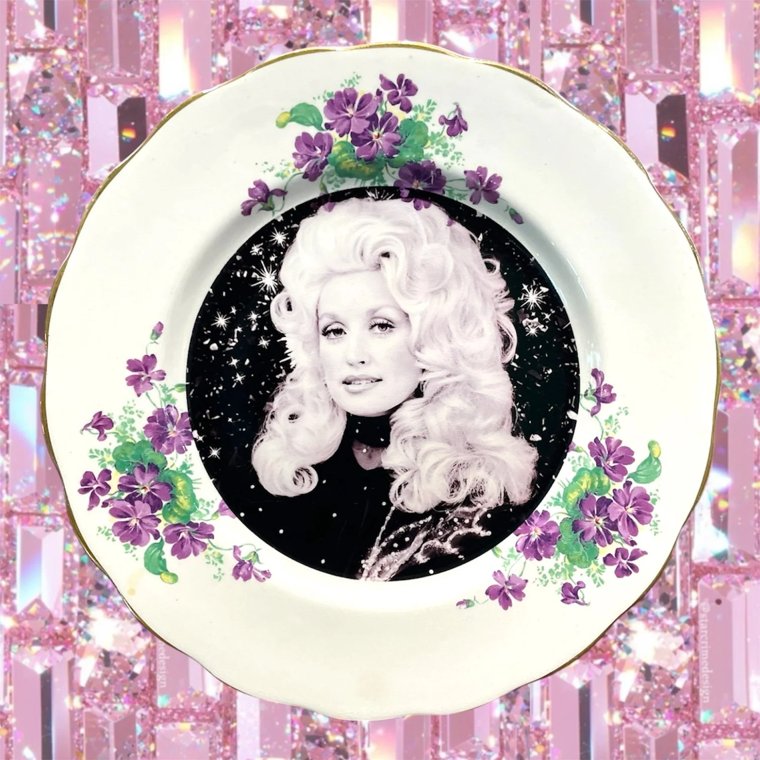 DOLLY PARTON PLATE