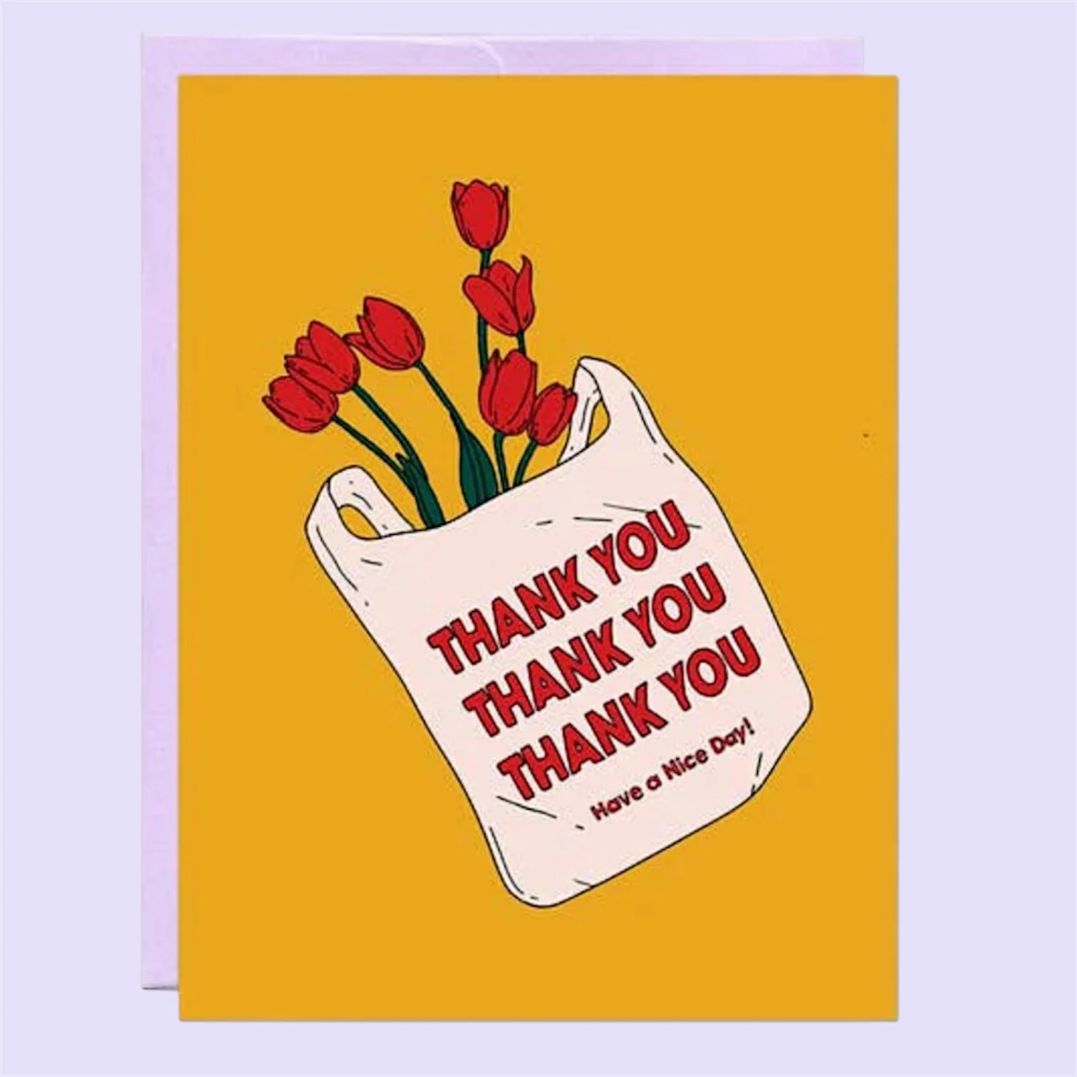 THANK YOU FLOWERS CARD