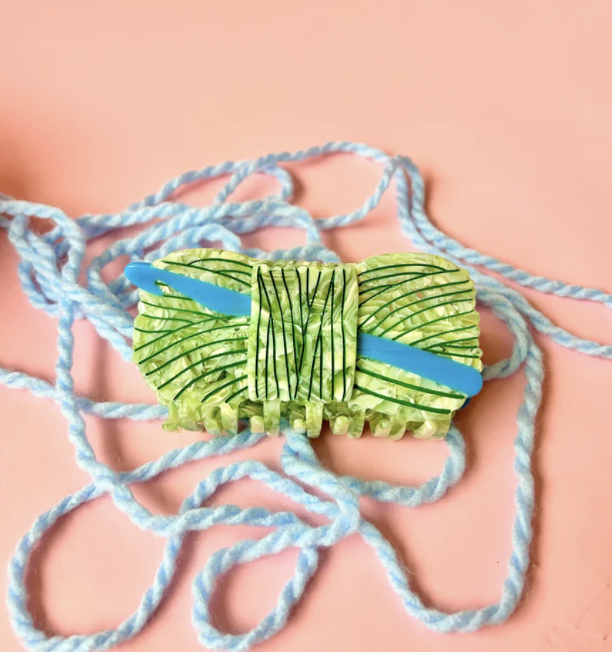 Crochet Yarn Hair Claw