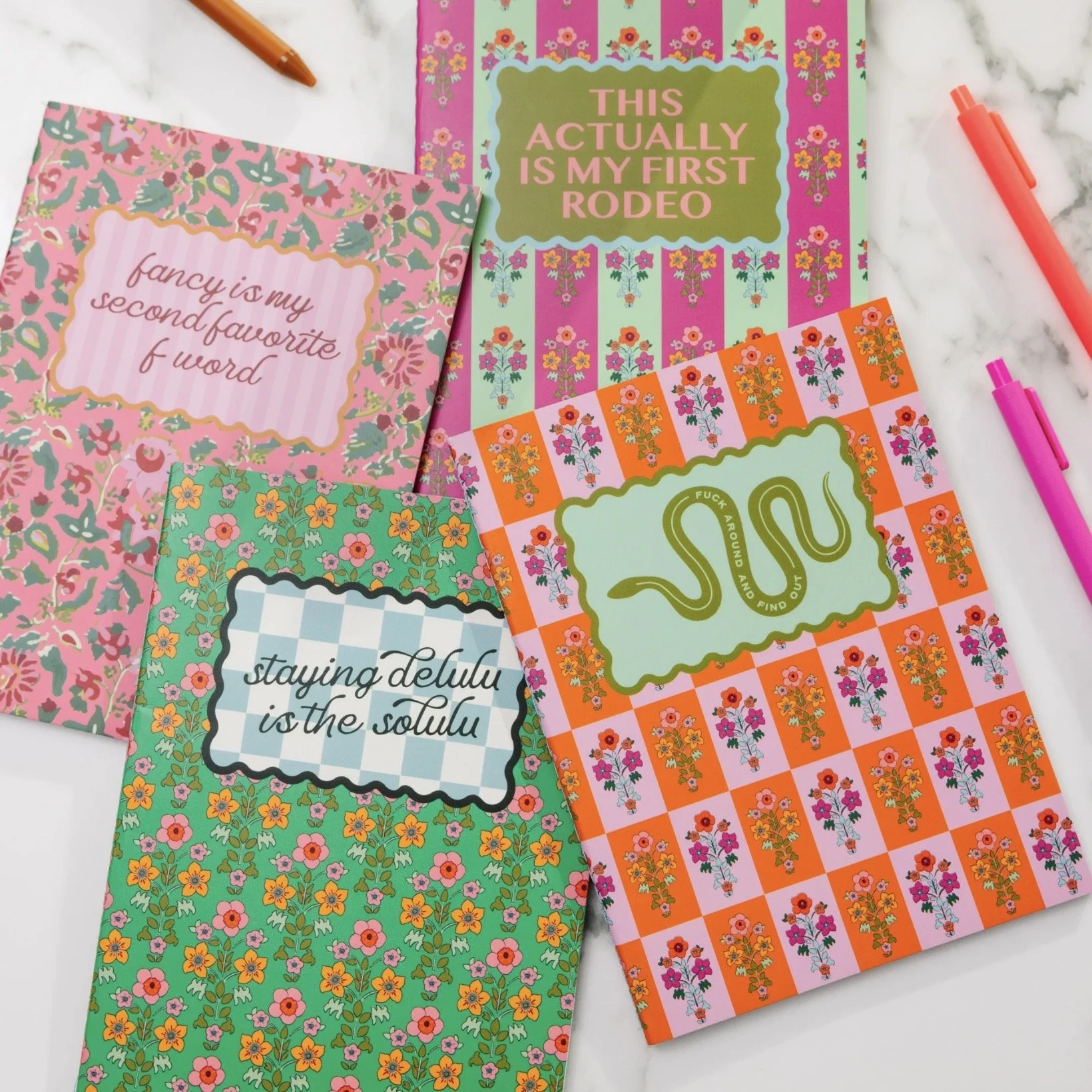 STITCHED NOTEBOOK SPRING SET