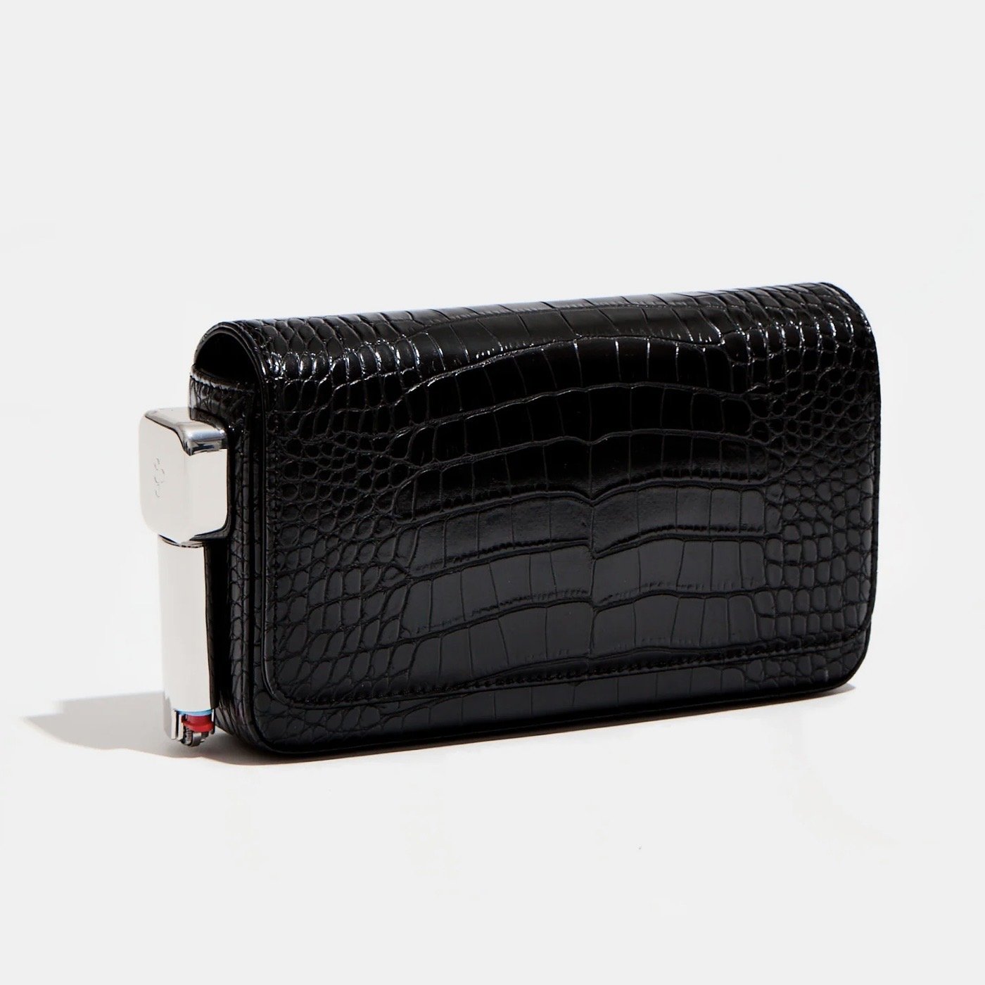BURN CLUTCH IN PATENT BLACK