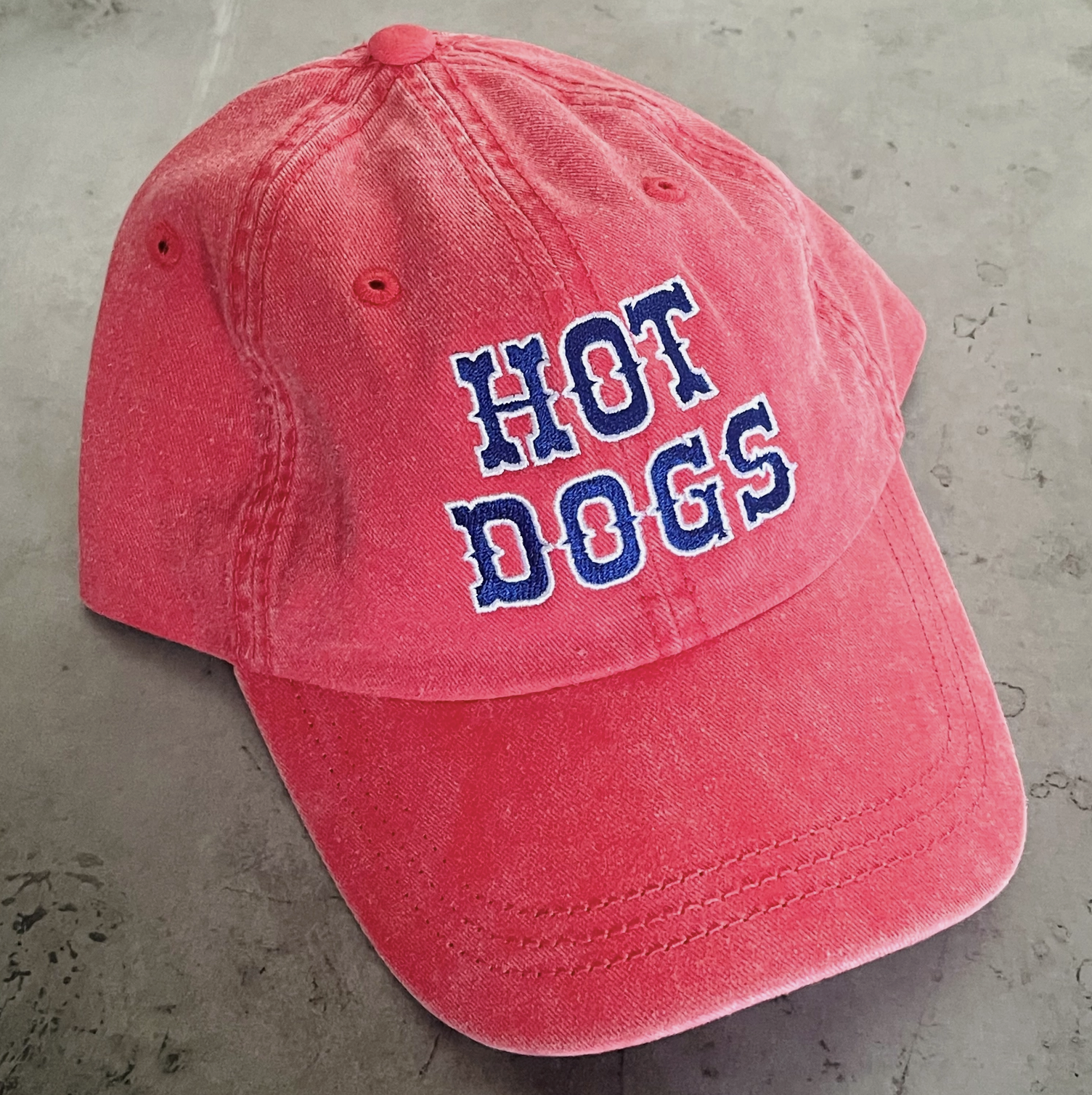 HOT DOGS BASEBALL CAP