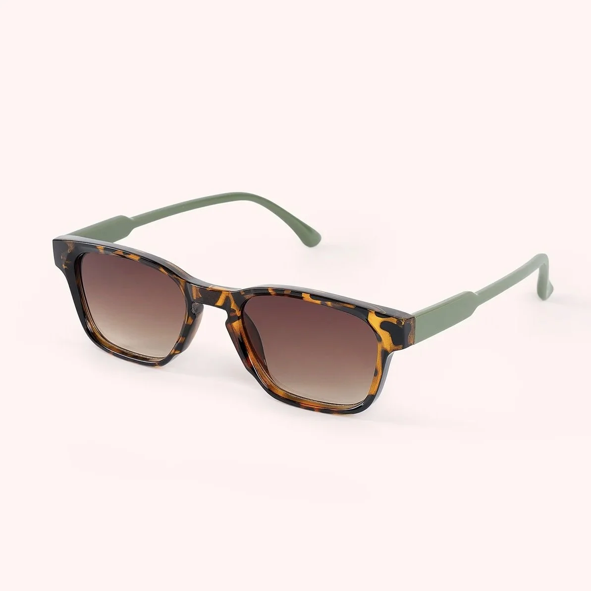 JACINDA SUNGLASSES - MOSS / TORTOISESHELL