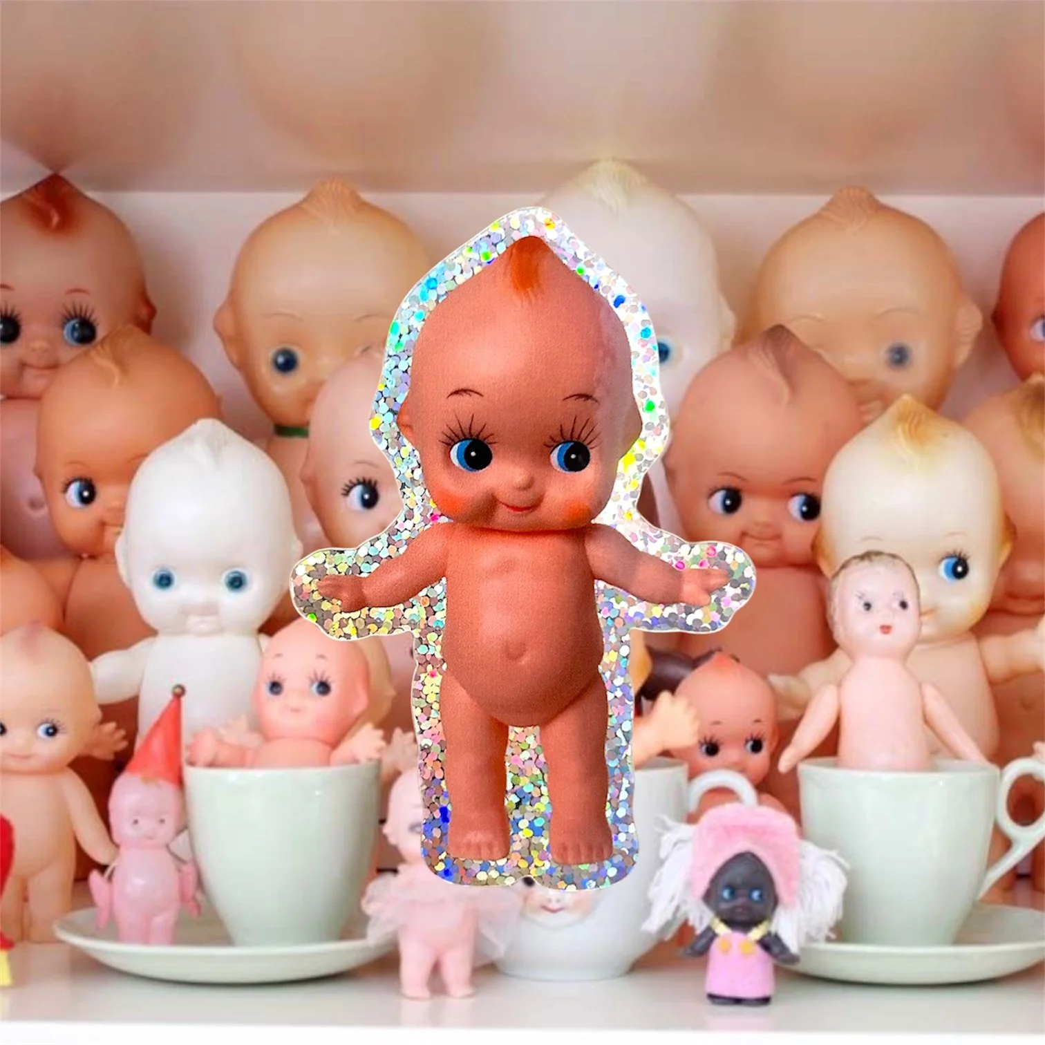 KEWPIE BABY STICKER
