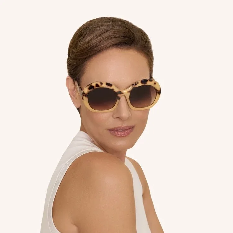 DARIA SUNGLASSES - LIGHT TORTOISESHELL