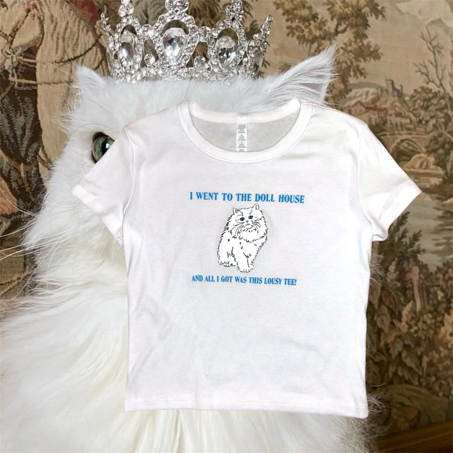 PETUNIA LOUSY TEE IN WHITE