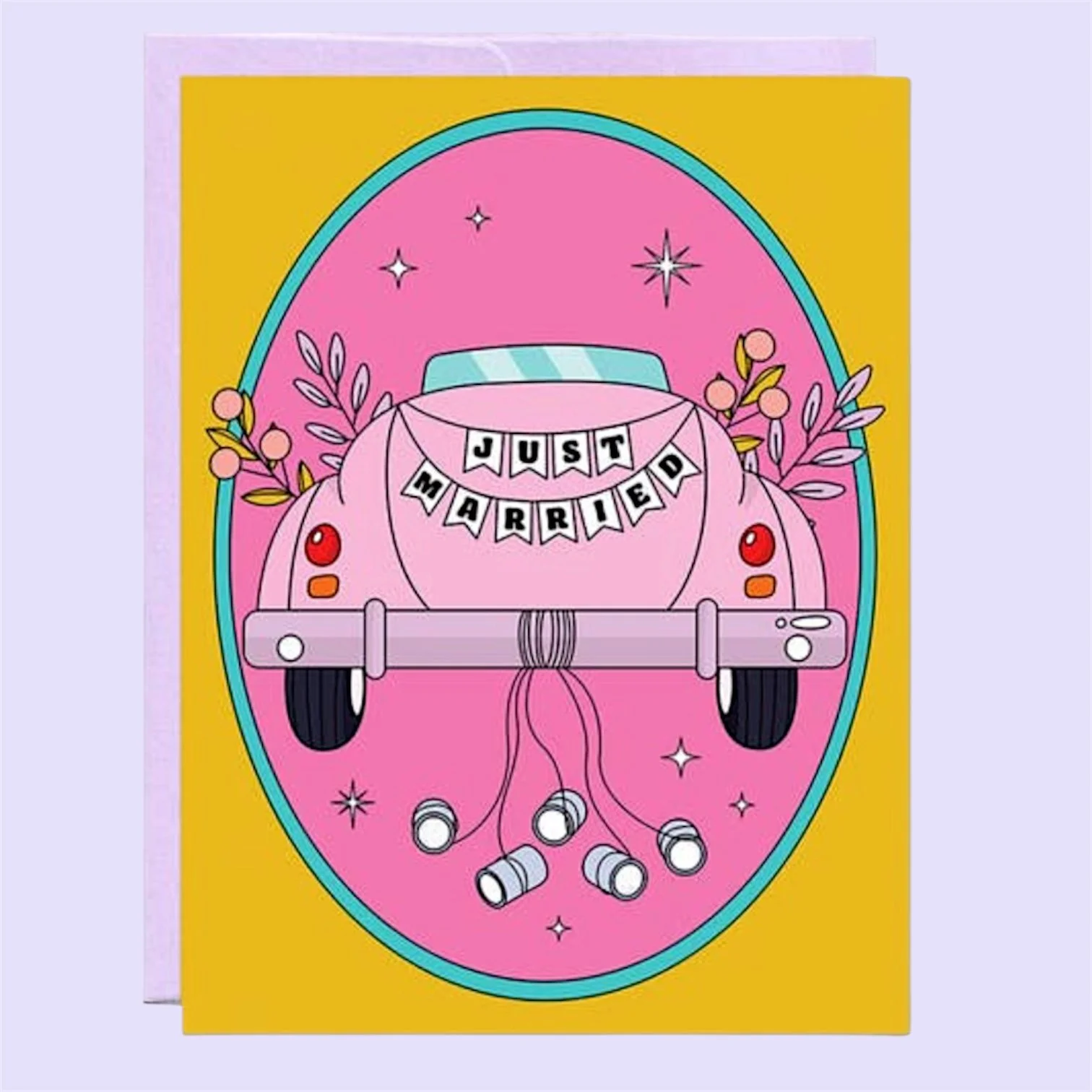 JUST MARRIED CARD