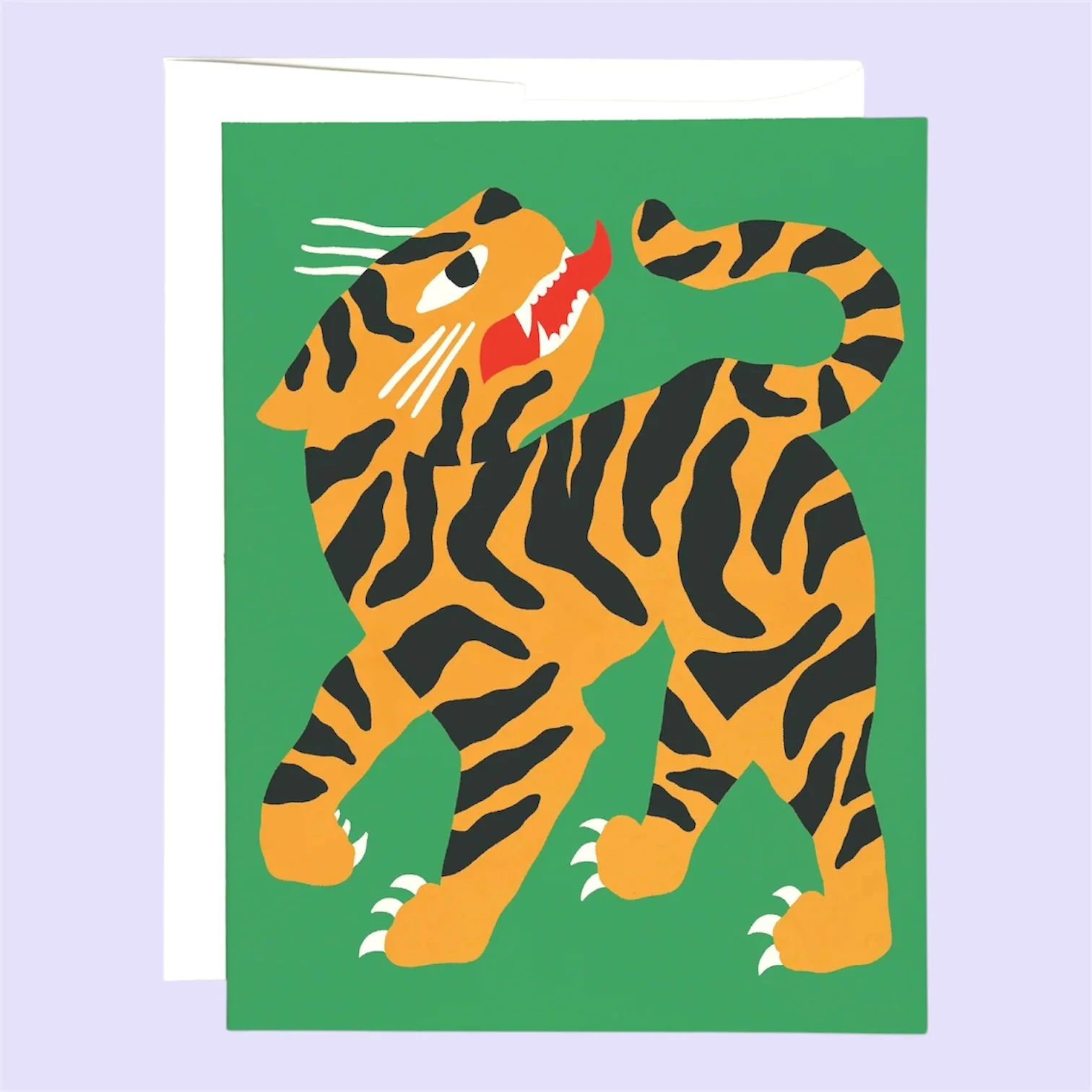 GROWLING TIGER CARD