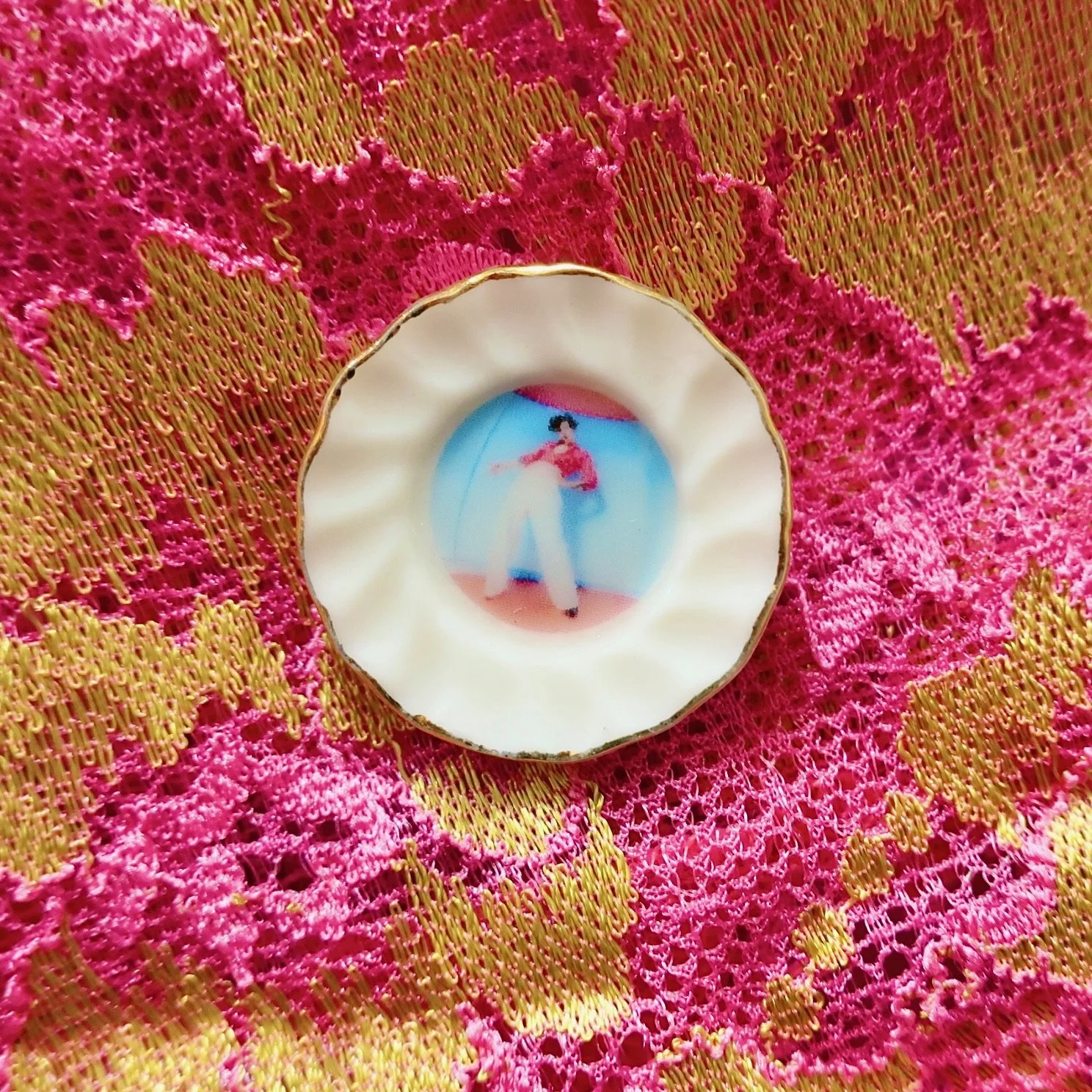 HARRY STYLES MINI PLATE MAGNET